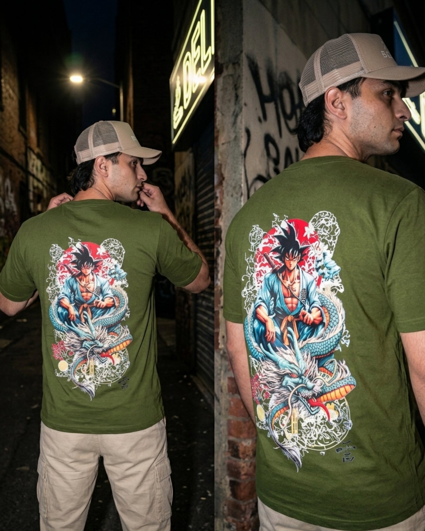 BEEKULT Anime Oversized T-Shirt