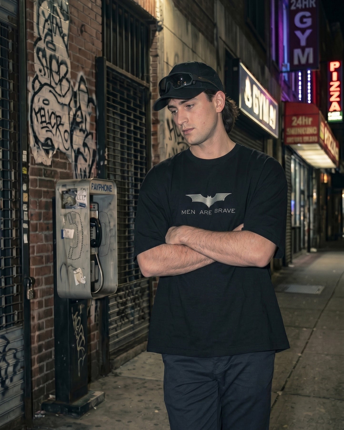 BEEKULT Dark Knight Minimal Oversized T-Shirt – Black