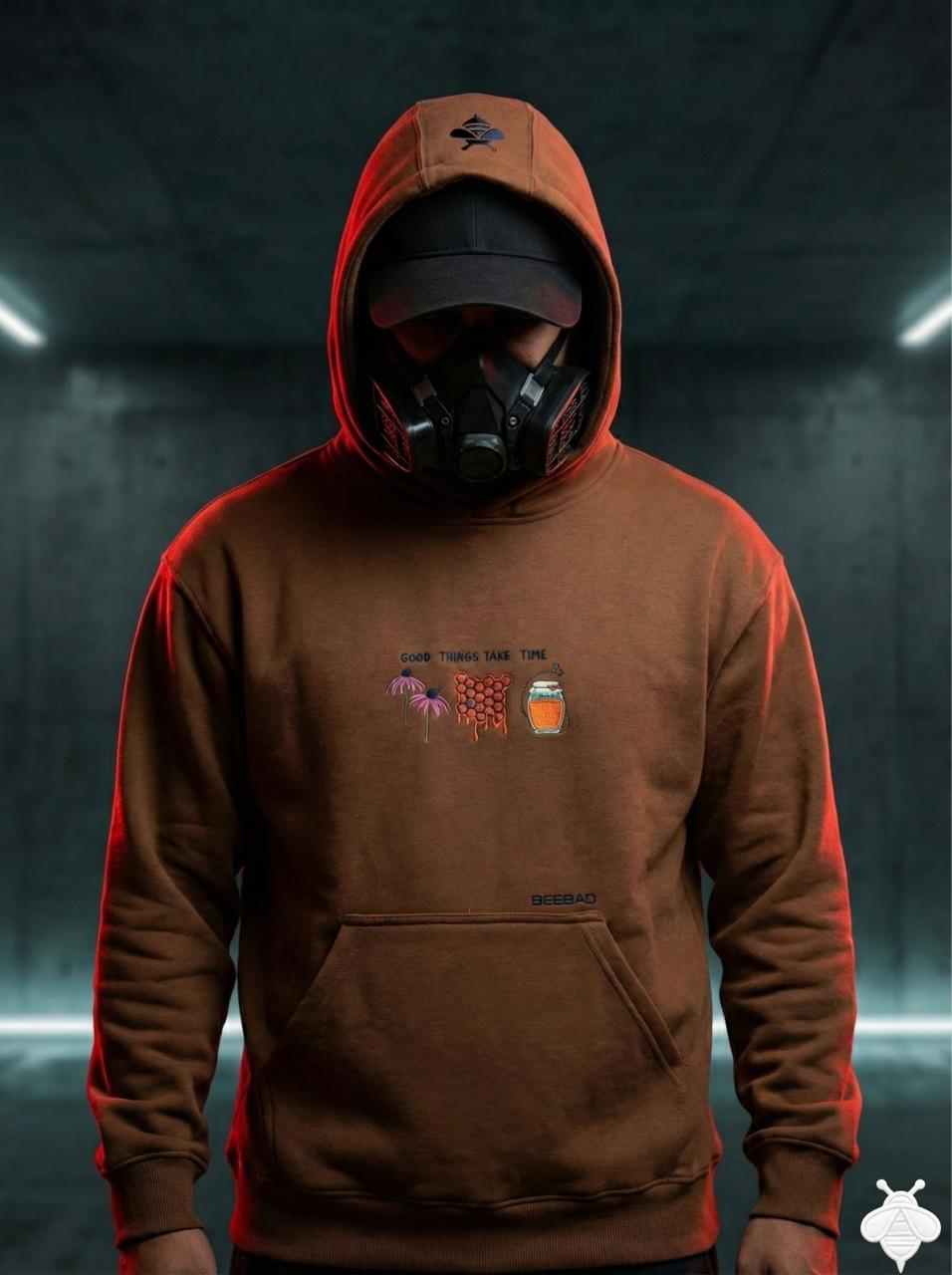 BEEKULT Honeyflow Brown Hoodie