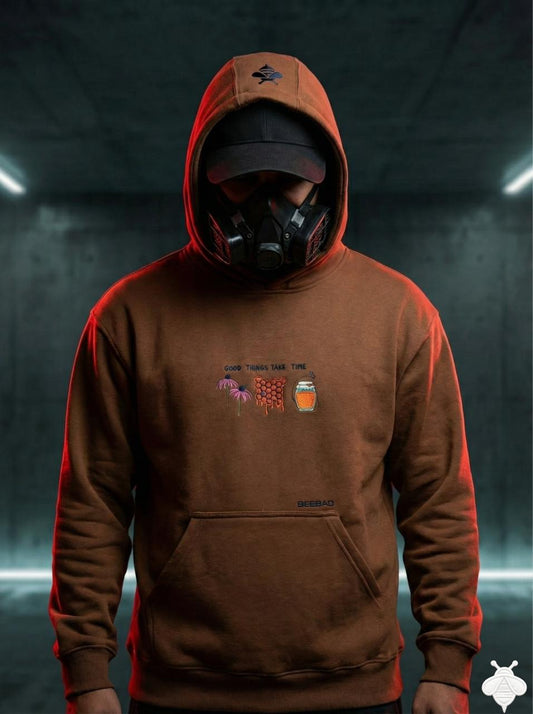 BEEKULT Honeyflow Brown Hoodie