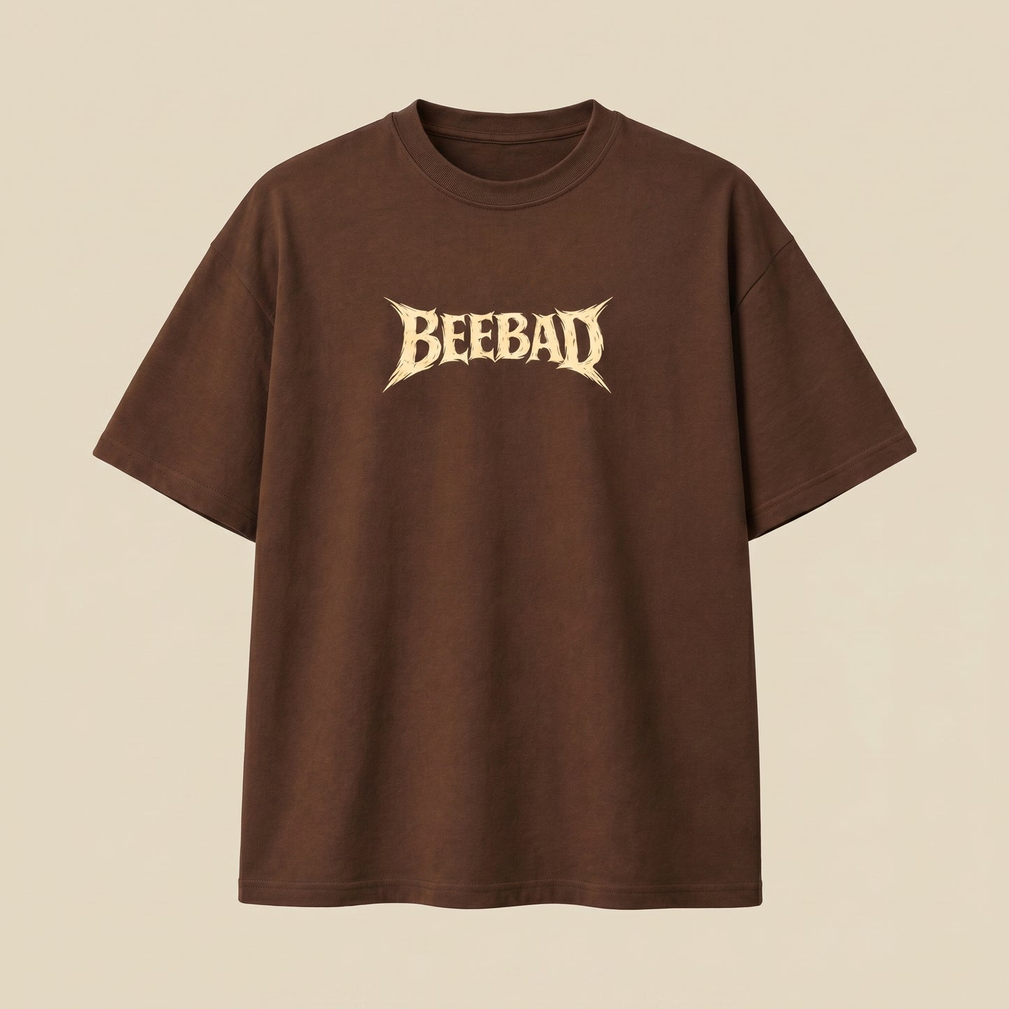 BEEKULT Pegasus Oversized T-Shirt – Brown