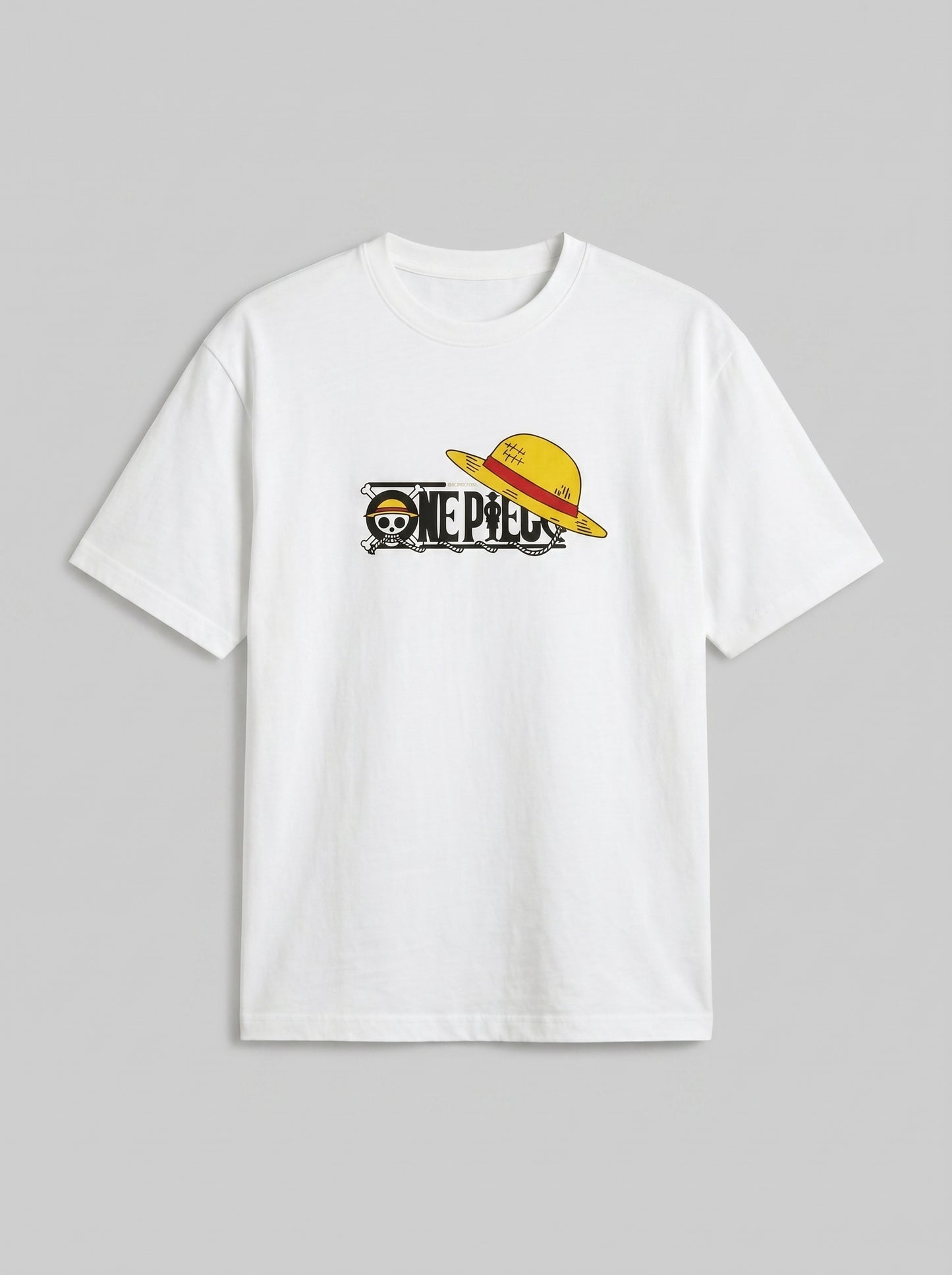 BEEKULT Straw Hat Graphic Oversized T-Shirt – White