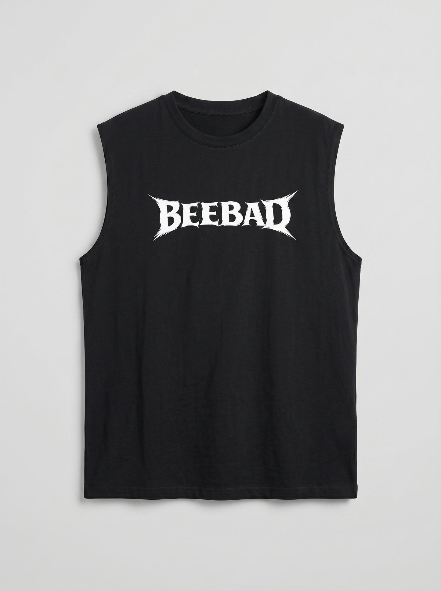 BEEKULT Logo Sleeveless Tee – Black