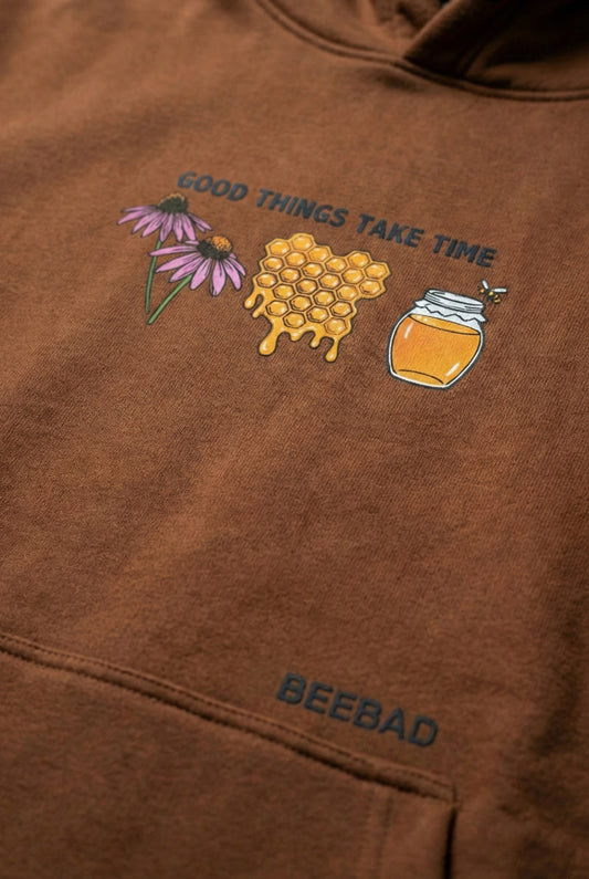 BEEKULT Honeyflow Brown Hoodie