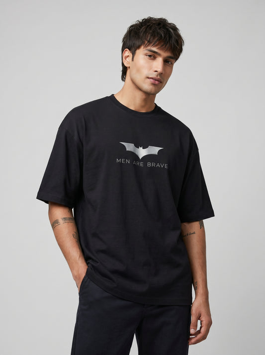 BEEKULT Dark Knight Minimal Oversized T-Shirt – Black